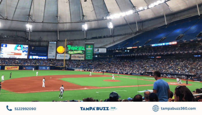 Tampa Bay Rays ticket holders get $10 credit for food, drinks, or merch at April home games.