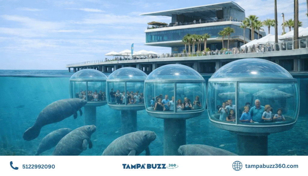 Underwater Manatee Viewing Pods are Planned for the St. Pete Pier as Part of a $250 Million Expansion