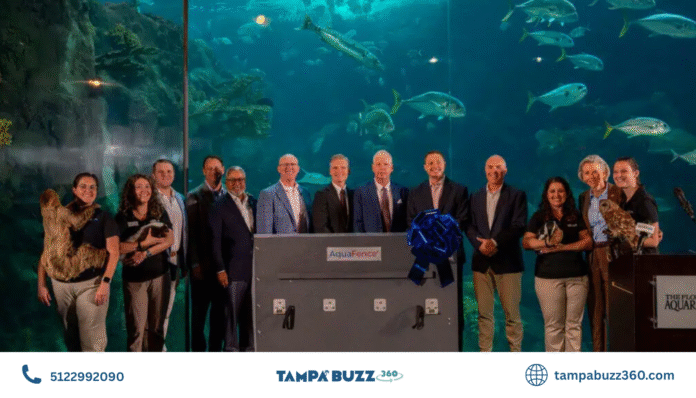 AquaFence Donated a Flood Barrier System to the Florida Aquarium